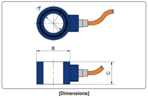 Cảm biến dây rung đo tải trọng VW load cell  – ACE.Hàn Quốc